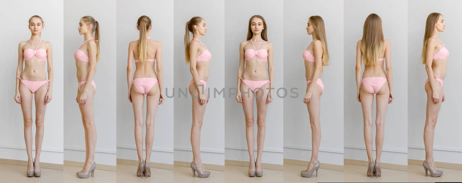 Polaroids of models for modeling agency, with no processing and retouching