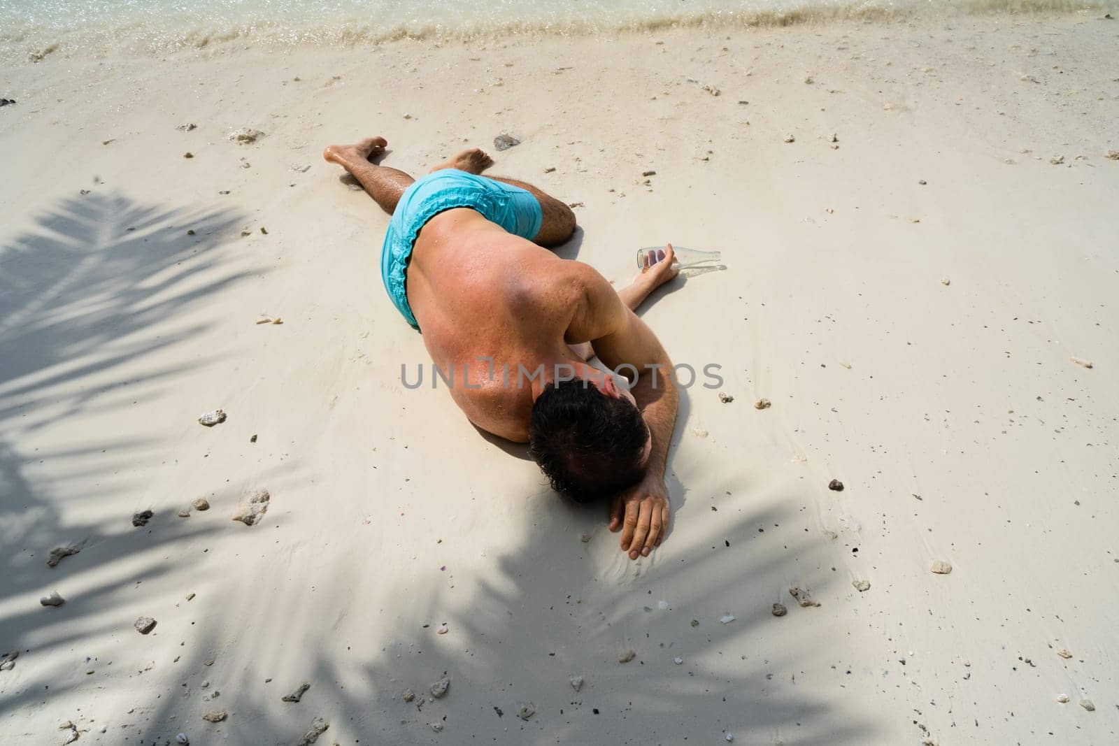 Drunk Travel Beach Party. Funny Vacation Lifestyle