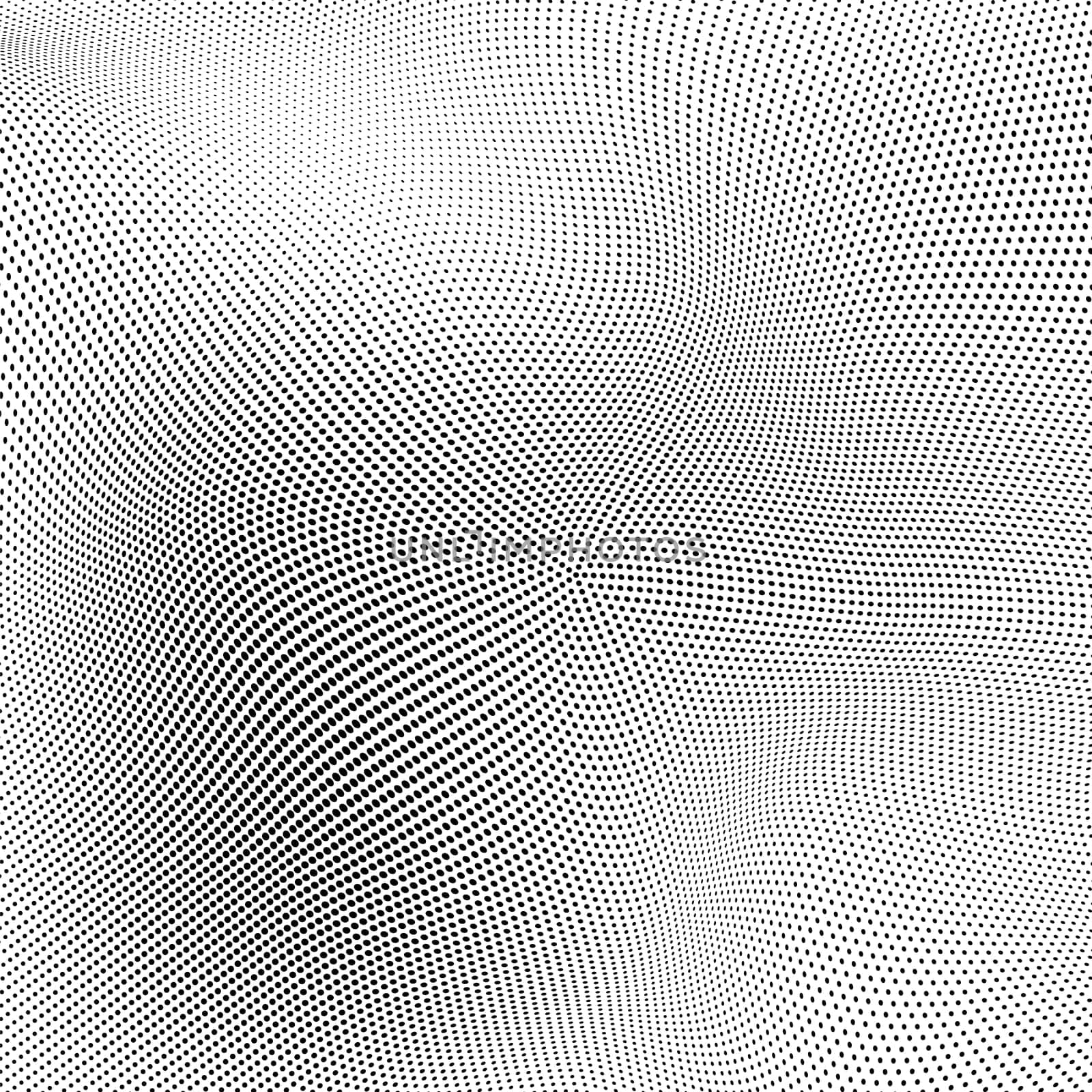 Halftone Pattern. Set of Dots. Dotted Texture on White Background. Overlay Grunge Template. Distress Linear Design. Fade Monochrome Points. Pop Art Backdrop.