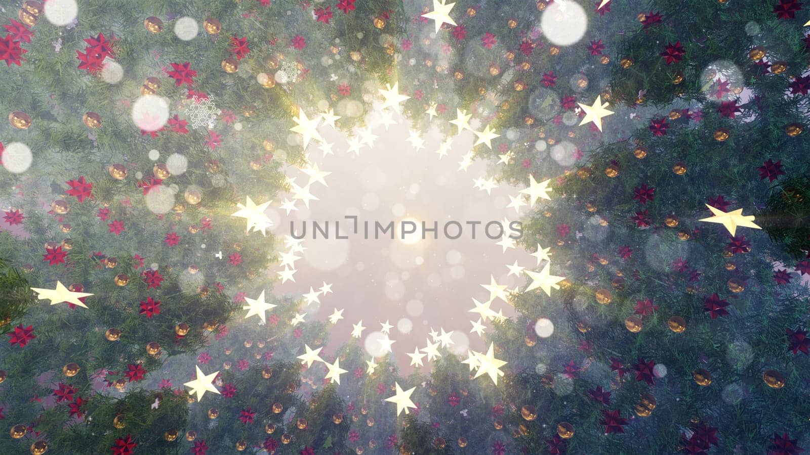 3D illustration Background for advertising and wallpaper in festival  and Christmas scene. 3D rendering in decorative concept.