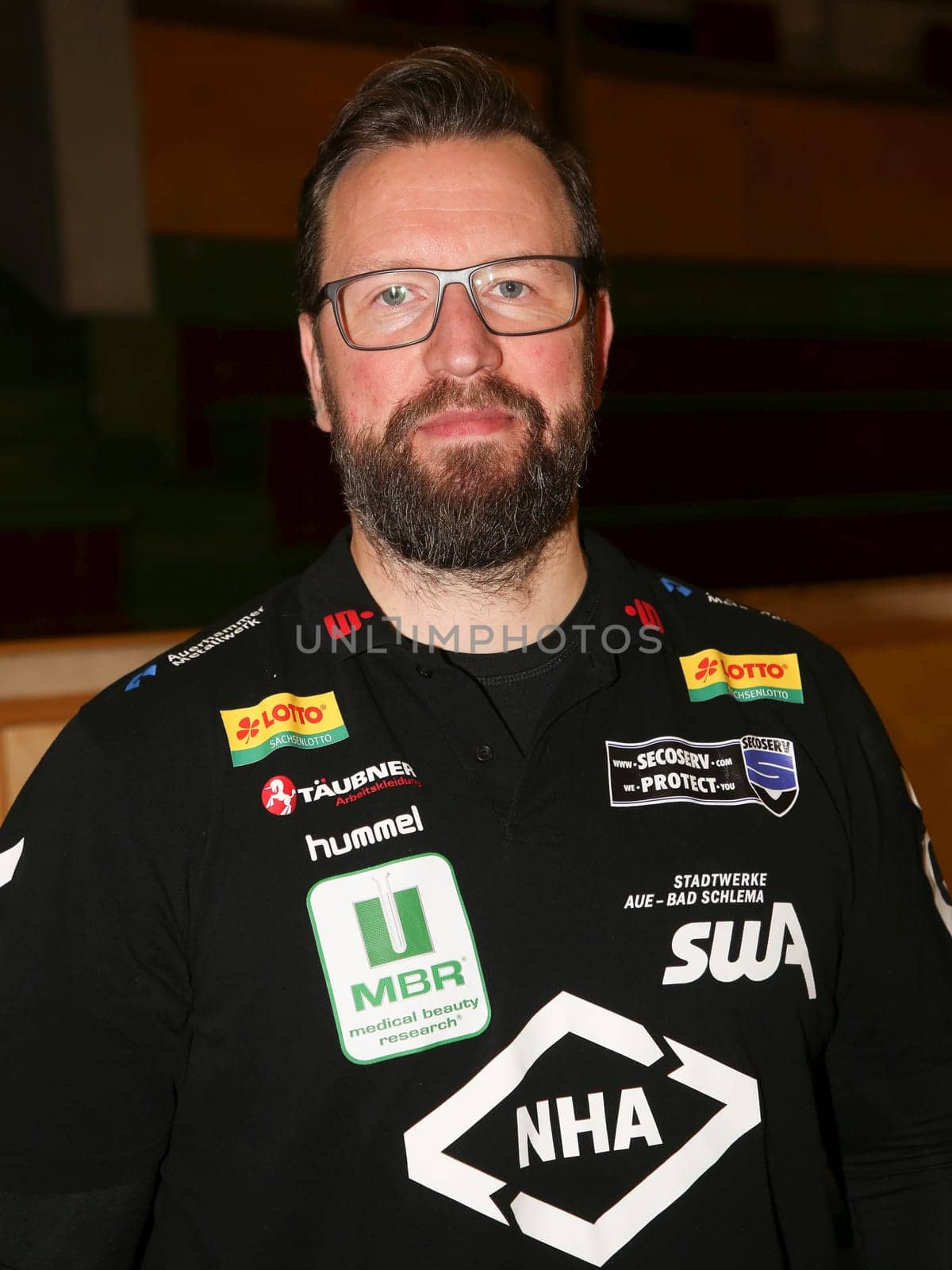 Cheftrainer Stephan Just (EHV Aue) Handball DHB 3. Liga Herren Ost Saison 2022-23 14.Spieltag SC Magdeburg II – EHV Aue am 02.12.2022 in Magdeburg