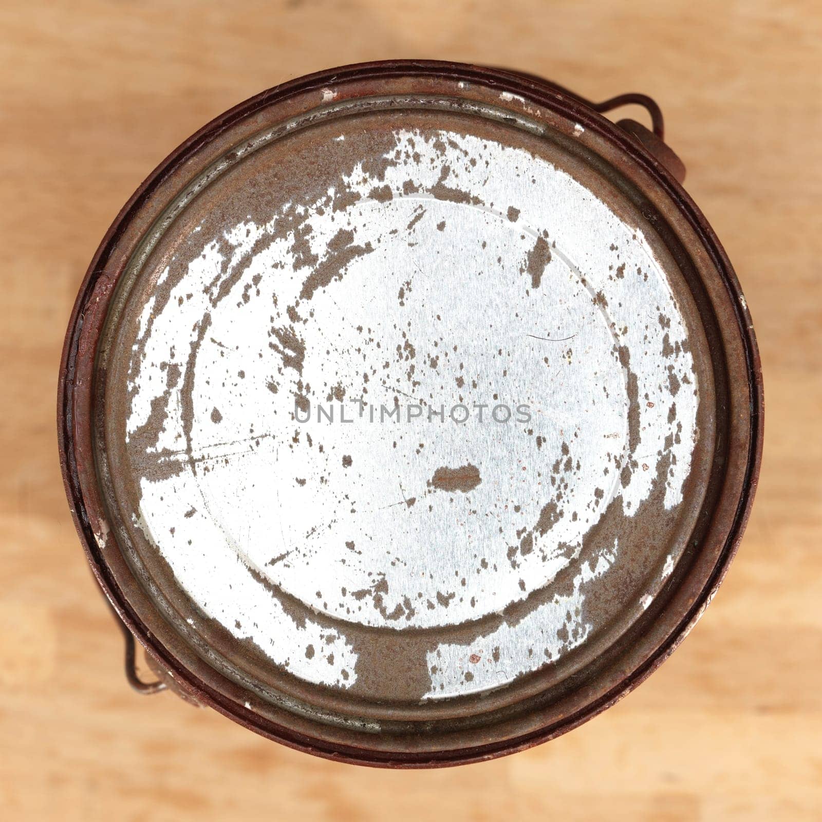 A close up shot of painting equipment