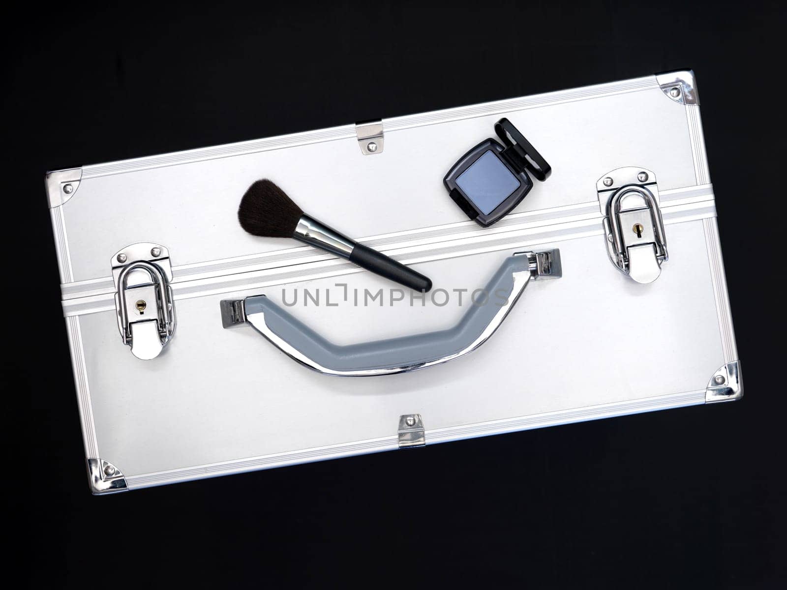 A close up shot of a cosmetics case