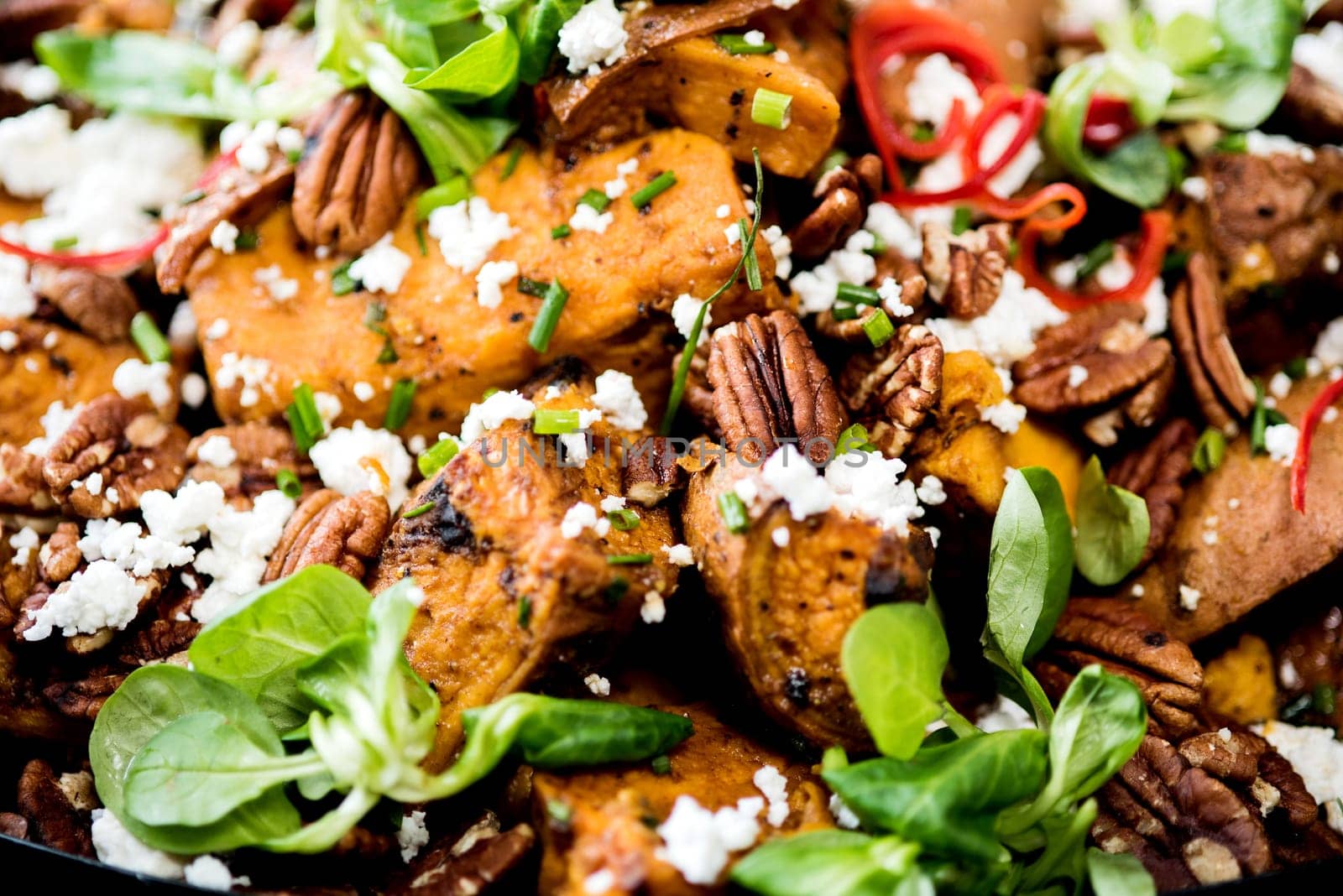 New generation of food pumpkin sweet salad