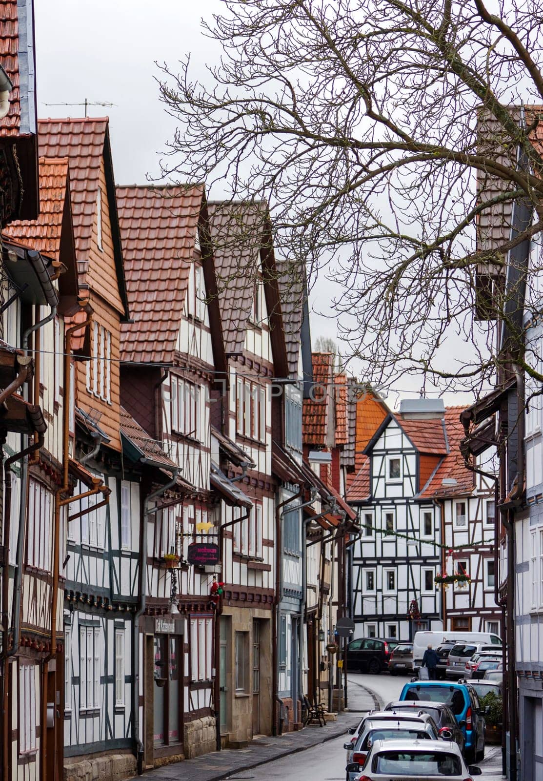 The Town of Bad Sooden-Allendorf in the Werra Valley in Germany, Hessen