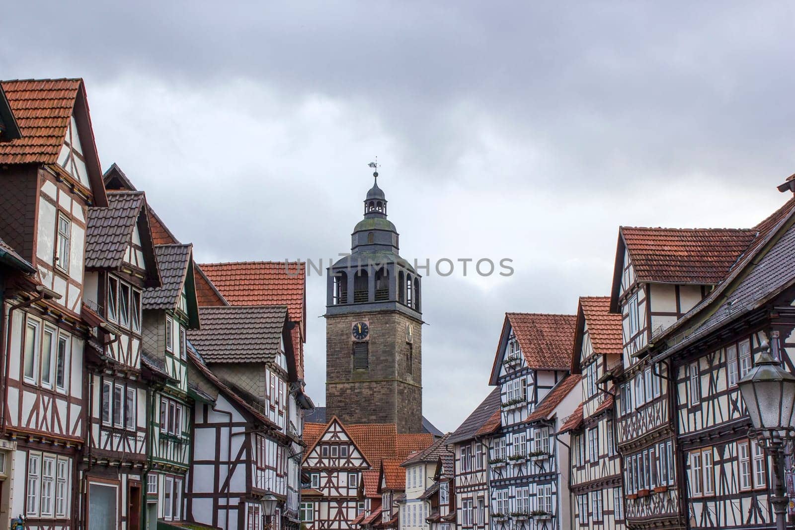 The Town of Bad Sooden-Allendorf in the Werra Valley in Germany, Hessen