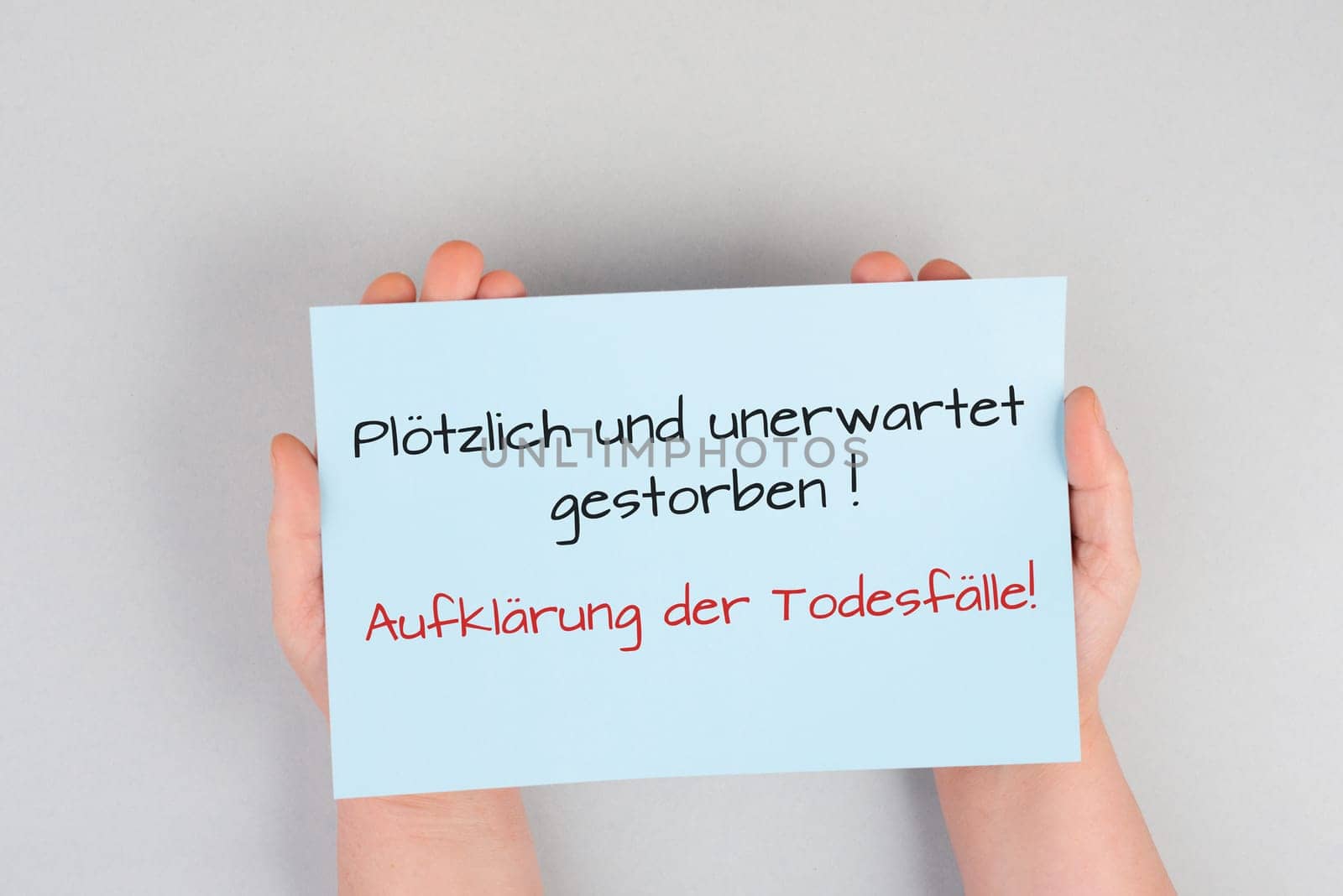 Died suddenly and unexpectedly, clarification of the increase of mortality, german language, death rate covid-19 jab