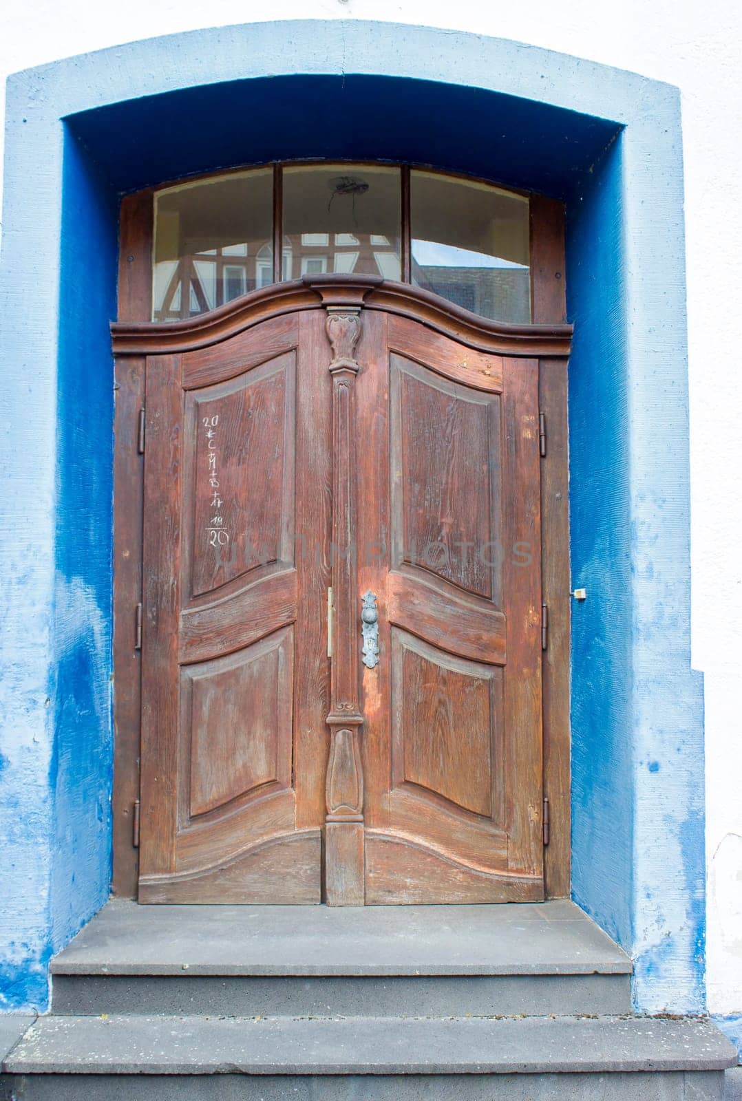 Old Building with old door in Treis-Karden, Rheineland-Palatinate, Germany