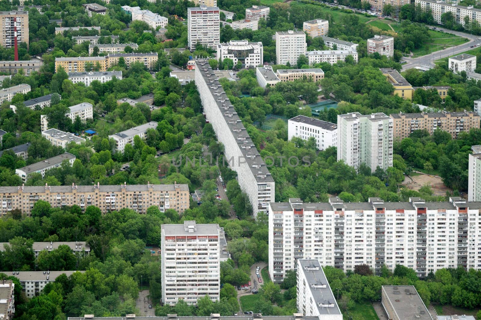 View of Moscow from a height of 337 meters