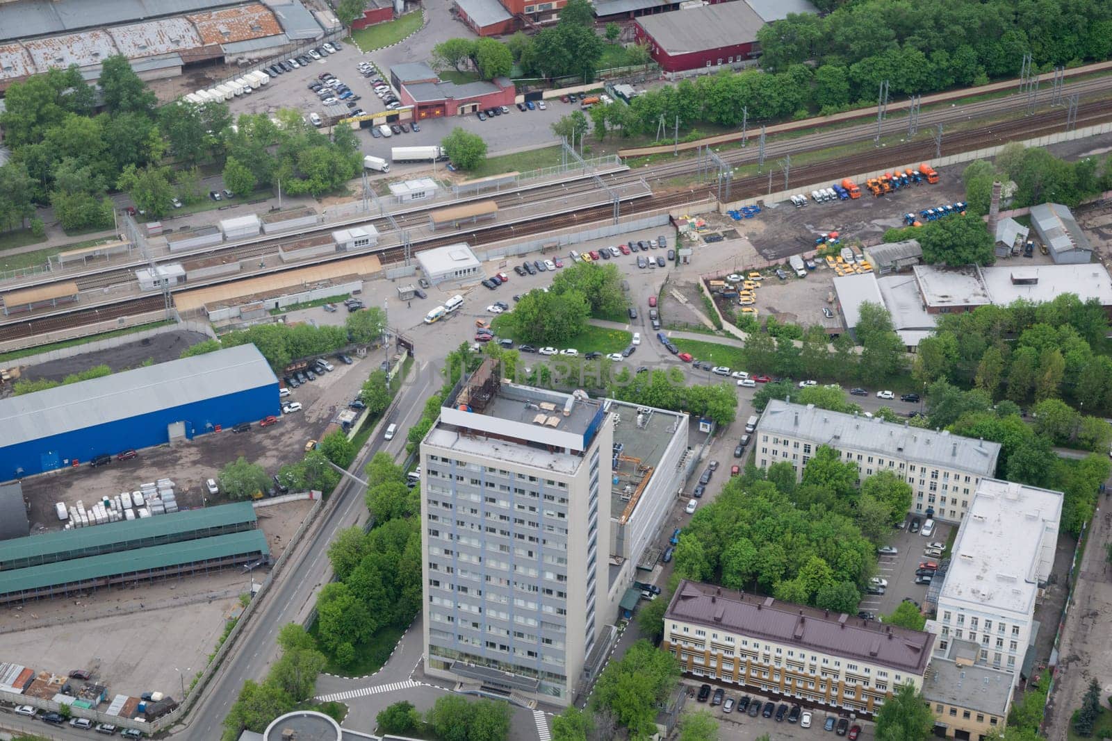 View of Moscow from a height of 337 meters