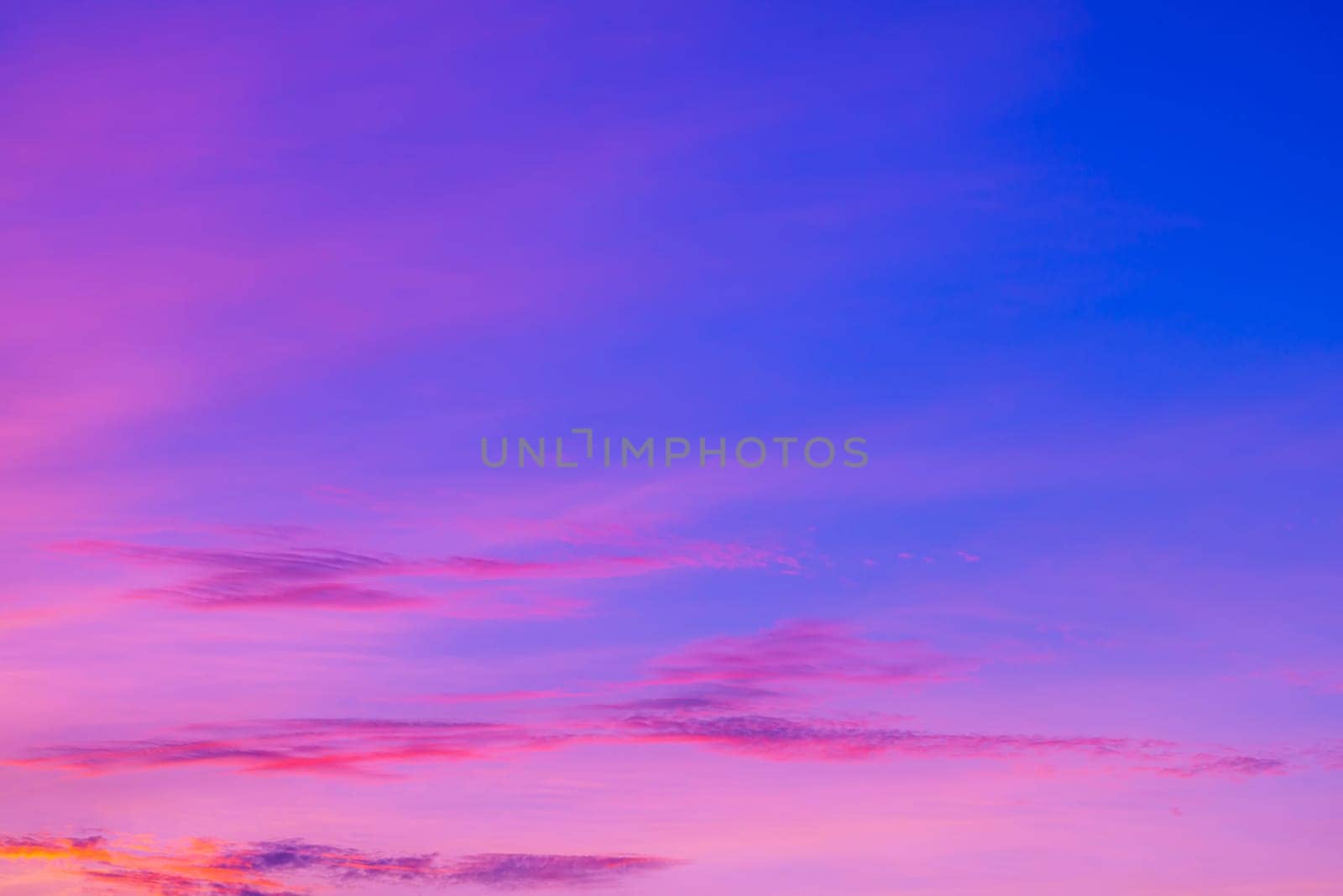Abstract and pattern of cloud sky, Velvet violet, Velvet Purple, Trend color of the year background, Pattern of colorful cloud and sky sunset or sunrise: Dramatic sunset in twilight, Beautyful of sky