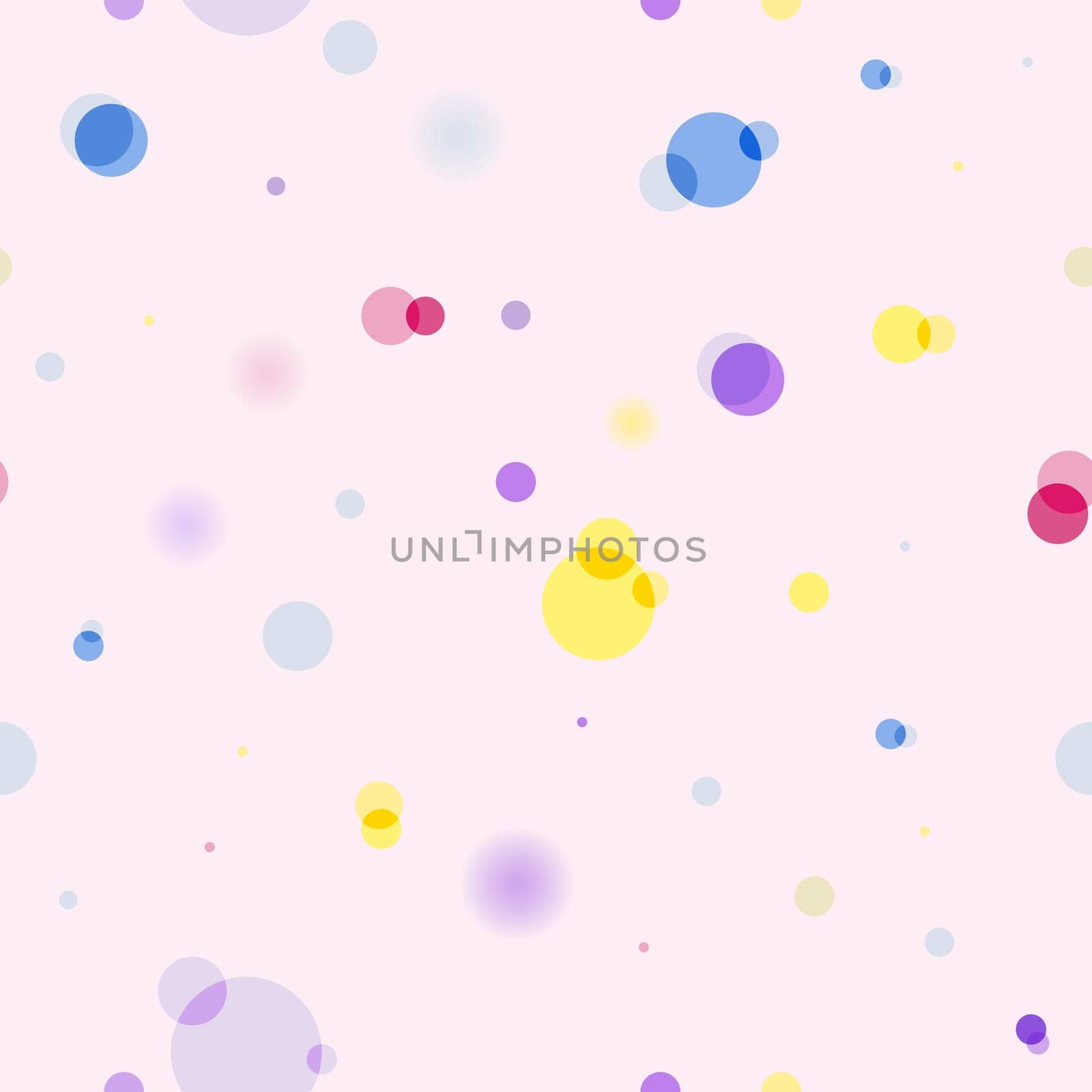 Polka Dots Seamless Background. Editable Vector Illustration