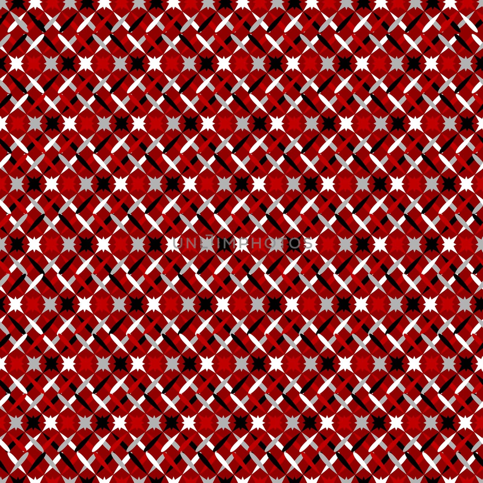 Geometrical seamless pattern with abstract stars
