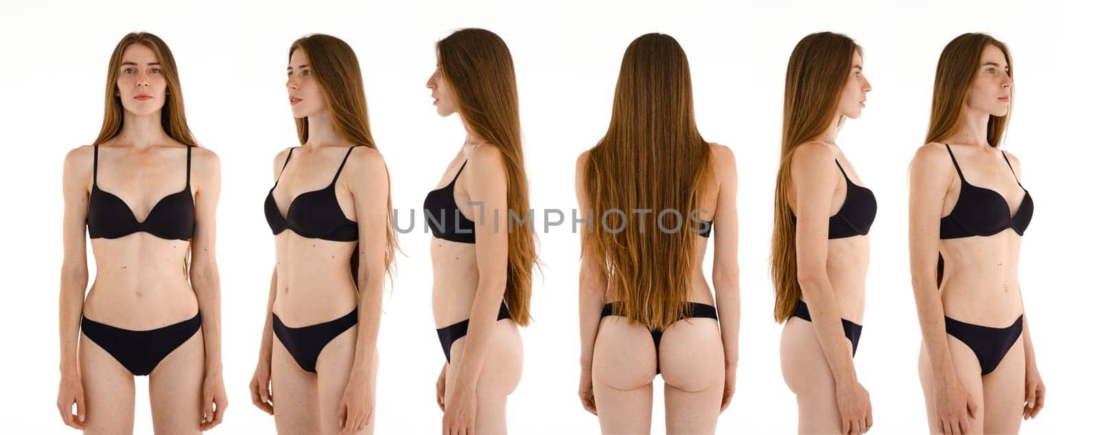 Snaps of model for modelling agency. Set of psotos with no makeup and retouche.