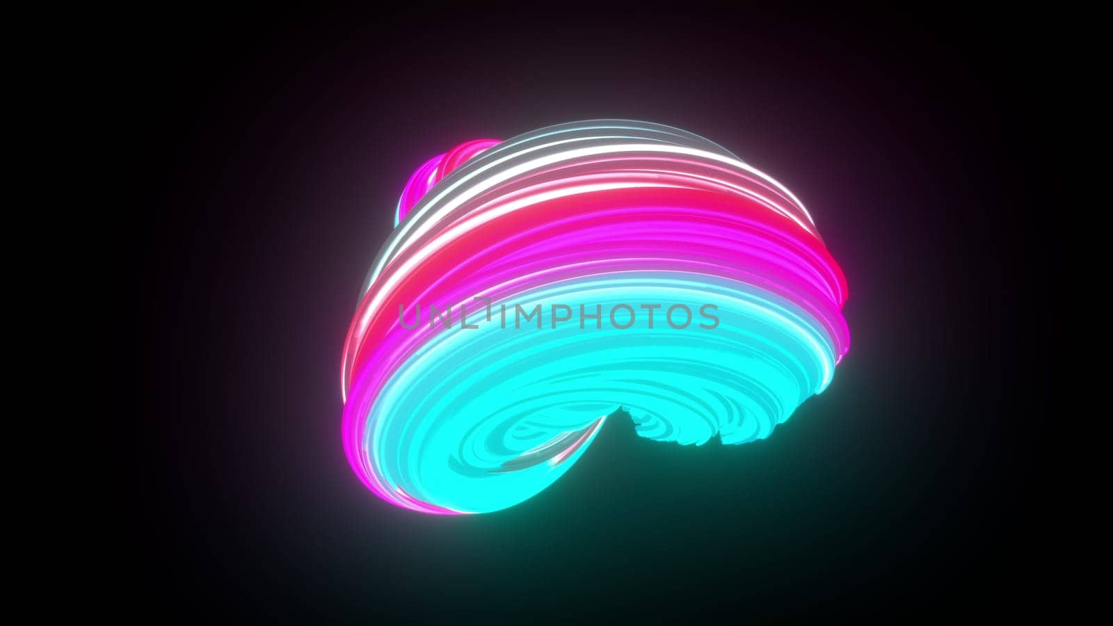 3d glow stripes element. Computer generated 3d render