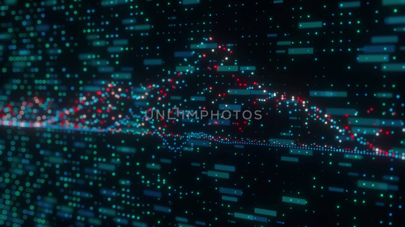 Data technology. Computer generated 3d render