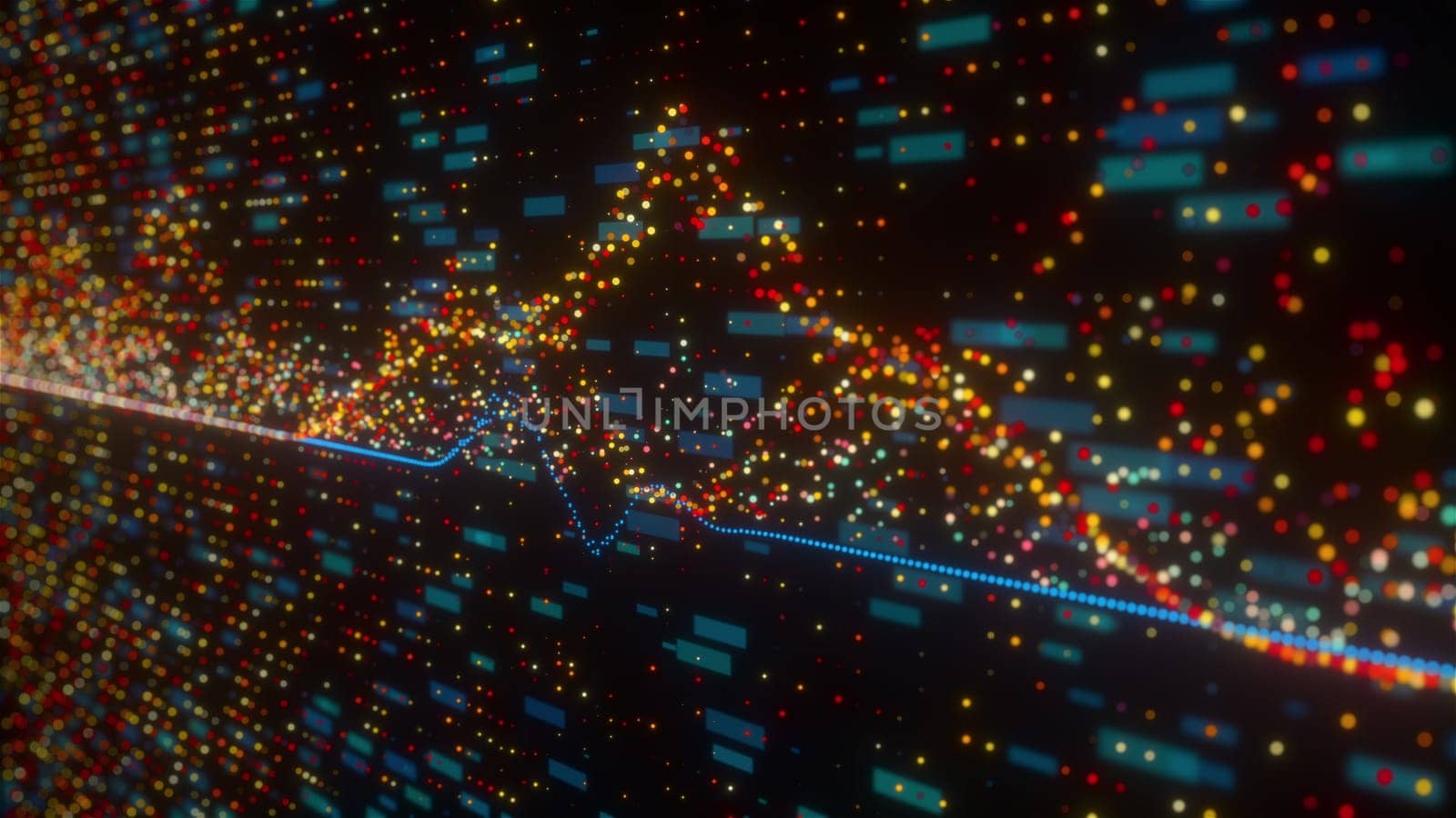 Data technology. Computer generated 3d render