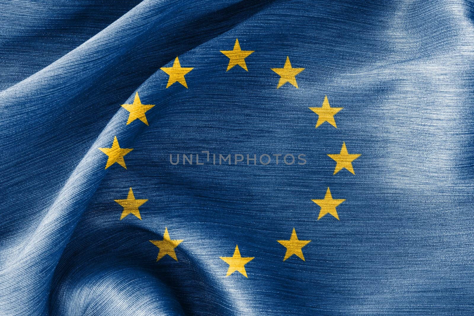 silk cotton Flag of European Union