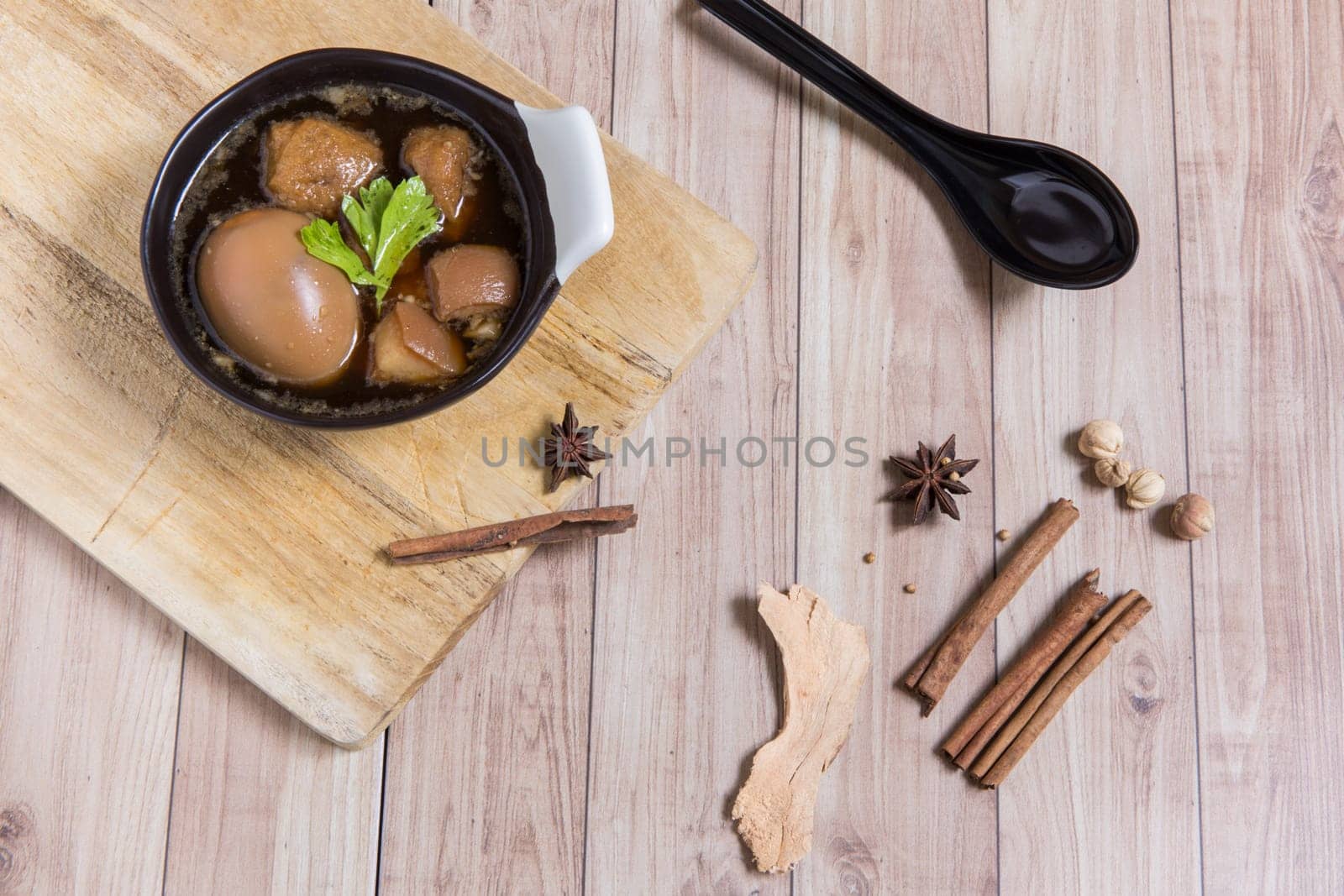Traditional Thai dish commonly served everywhere in Thailand.