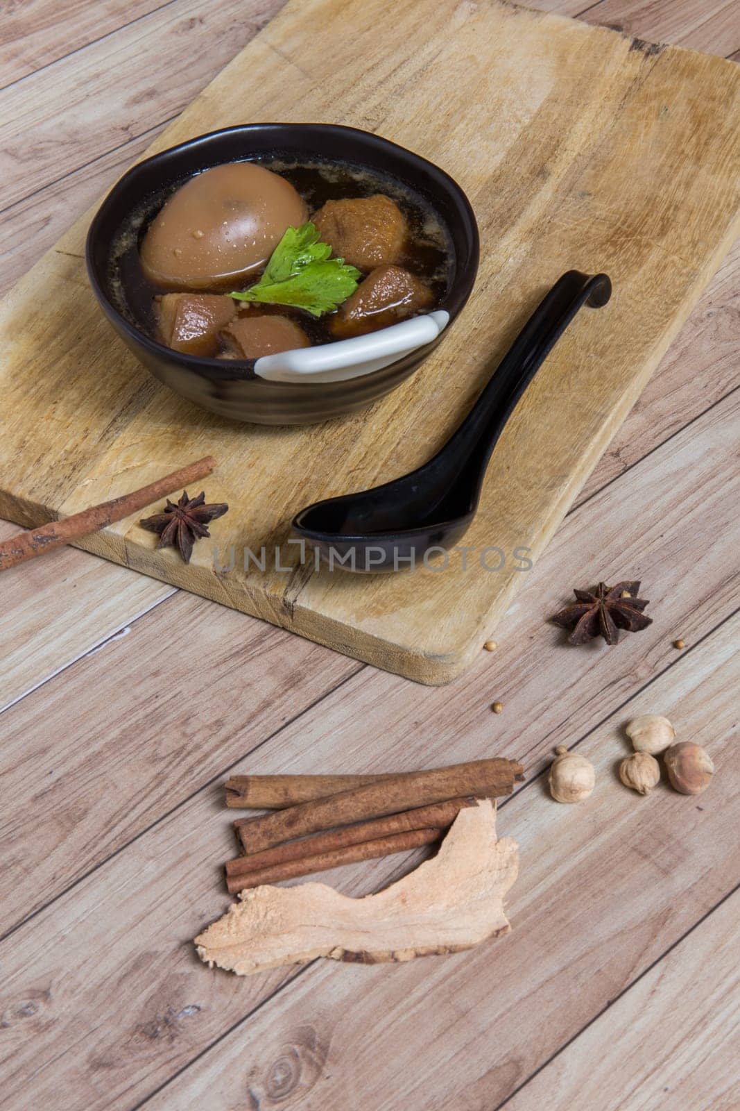 Traditional Thai dish commonly served everywhere in Thailand.
