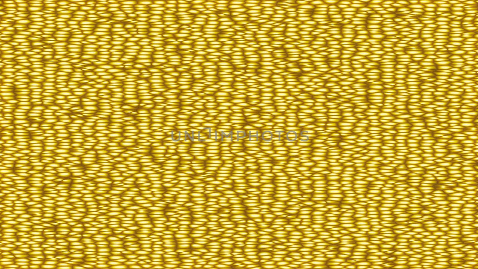 Golden abstract background. texture cells pattern