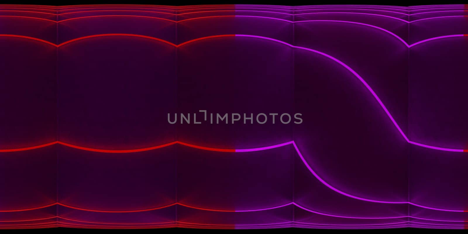 3d illustration, 3d rendering, vr 360 panorama abstract images of the geometry background