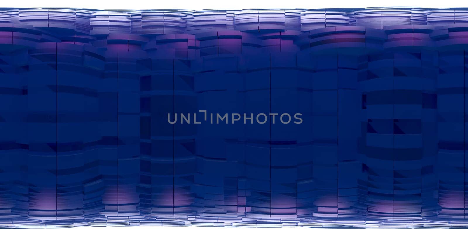 3d illustration, 3d rendering, vr 360 panorama abstract images of the geometry background