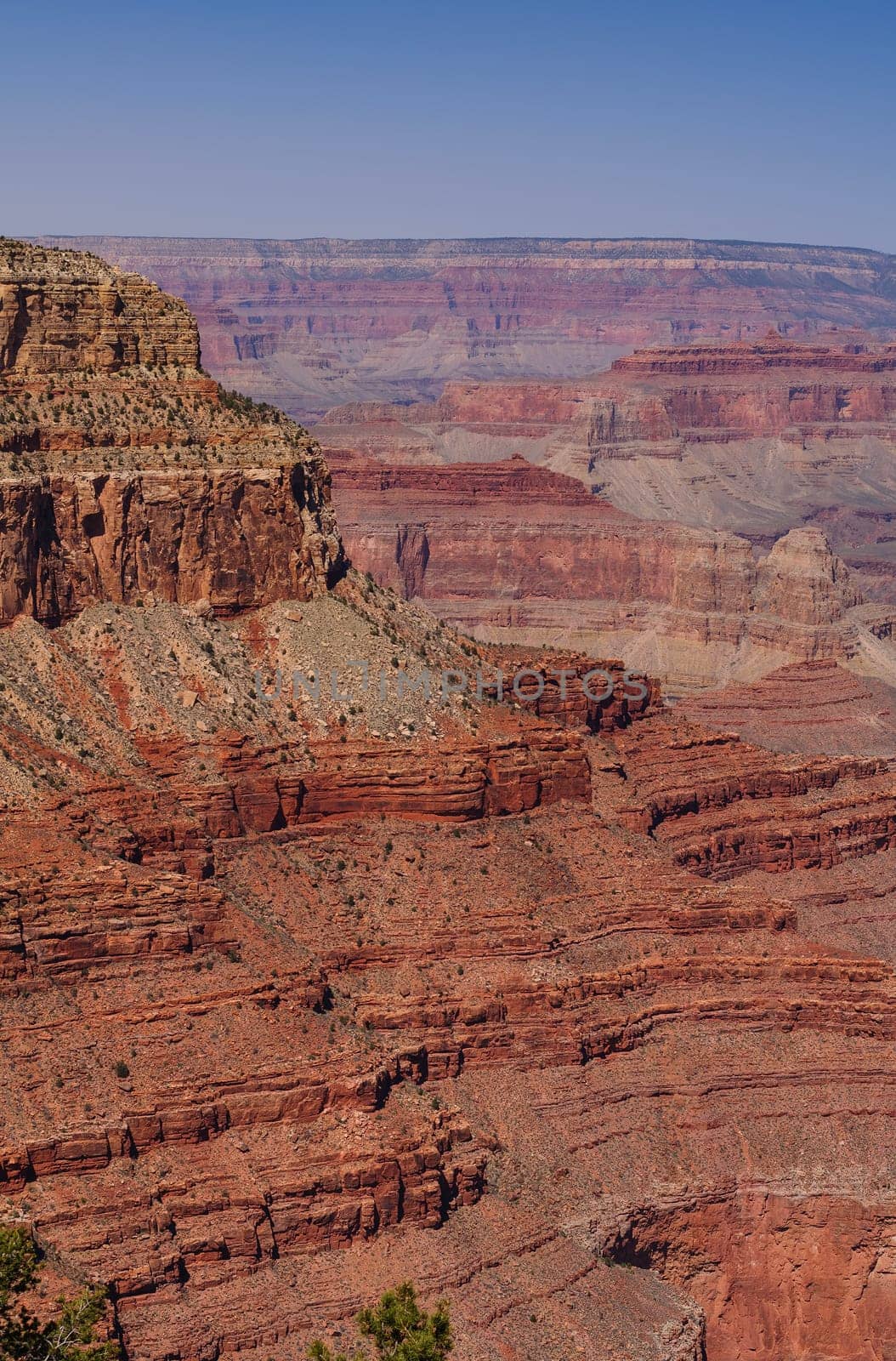 Dramatic Strata in a Dramatic Canyon in Grand Canyon National Park in Arizona