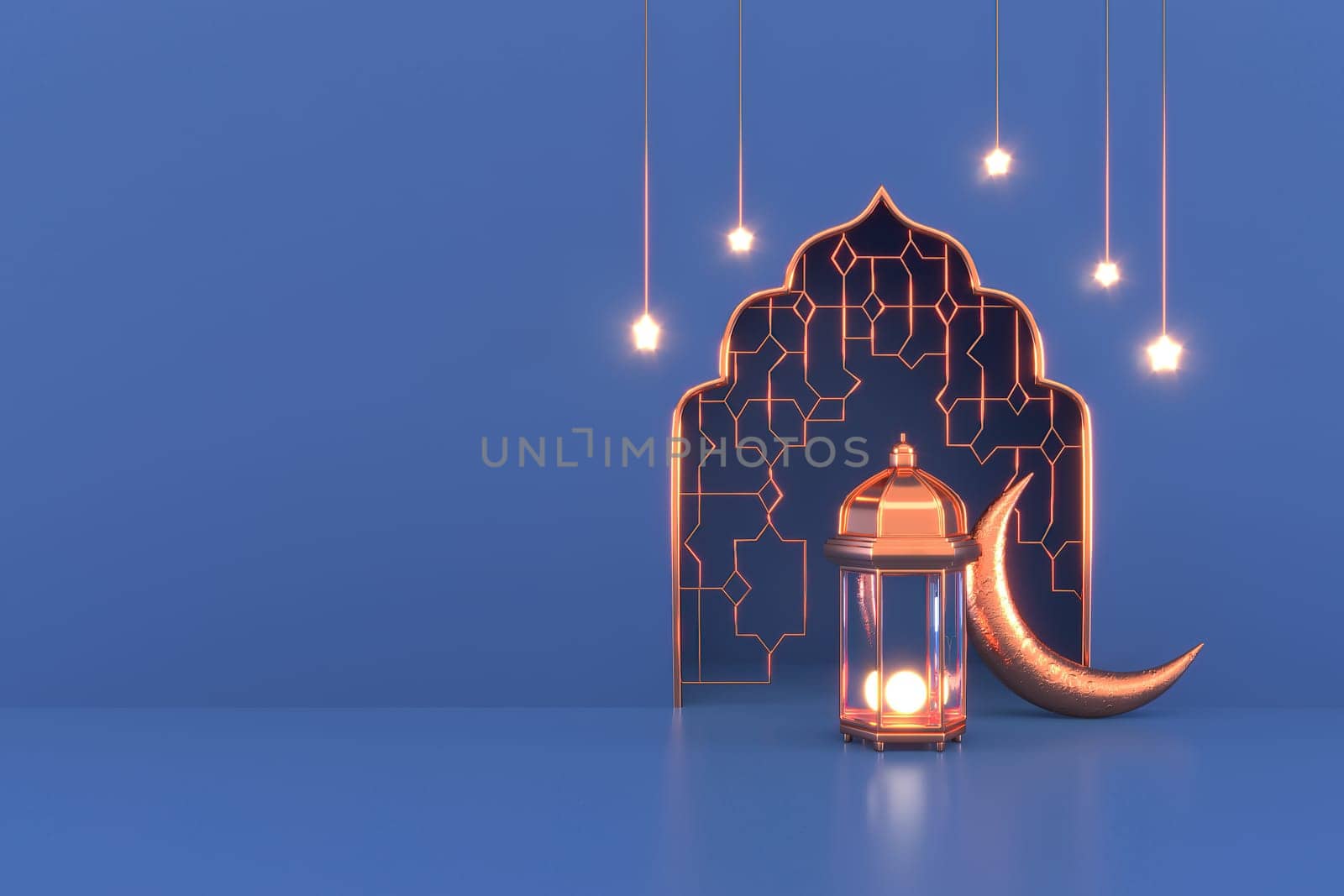 Ramadan Kareem Greeting Background Islamic 3d illustrator design
