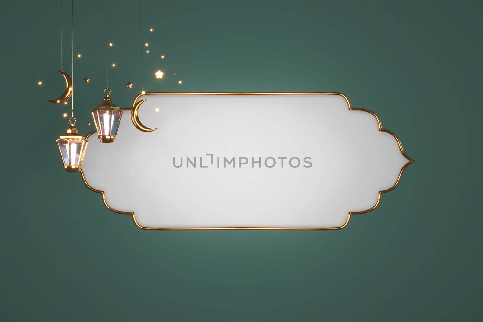 Ramadan Kareem Greeting Background Islamic 3d illustrator design