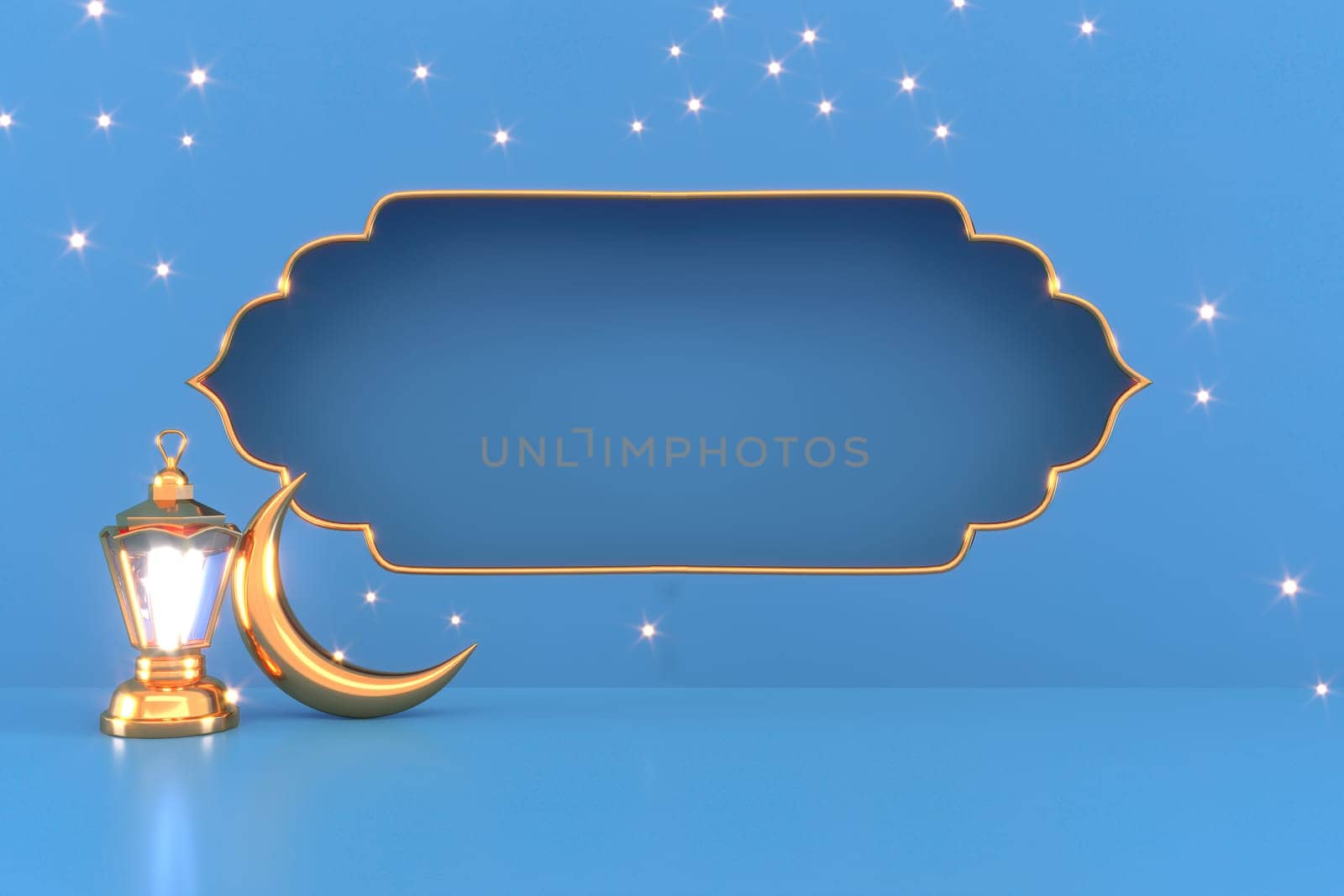 Ramadan Kareem Greeting Background Islamic 3d illustrator design