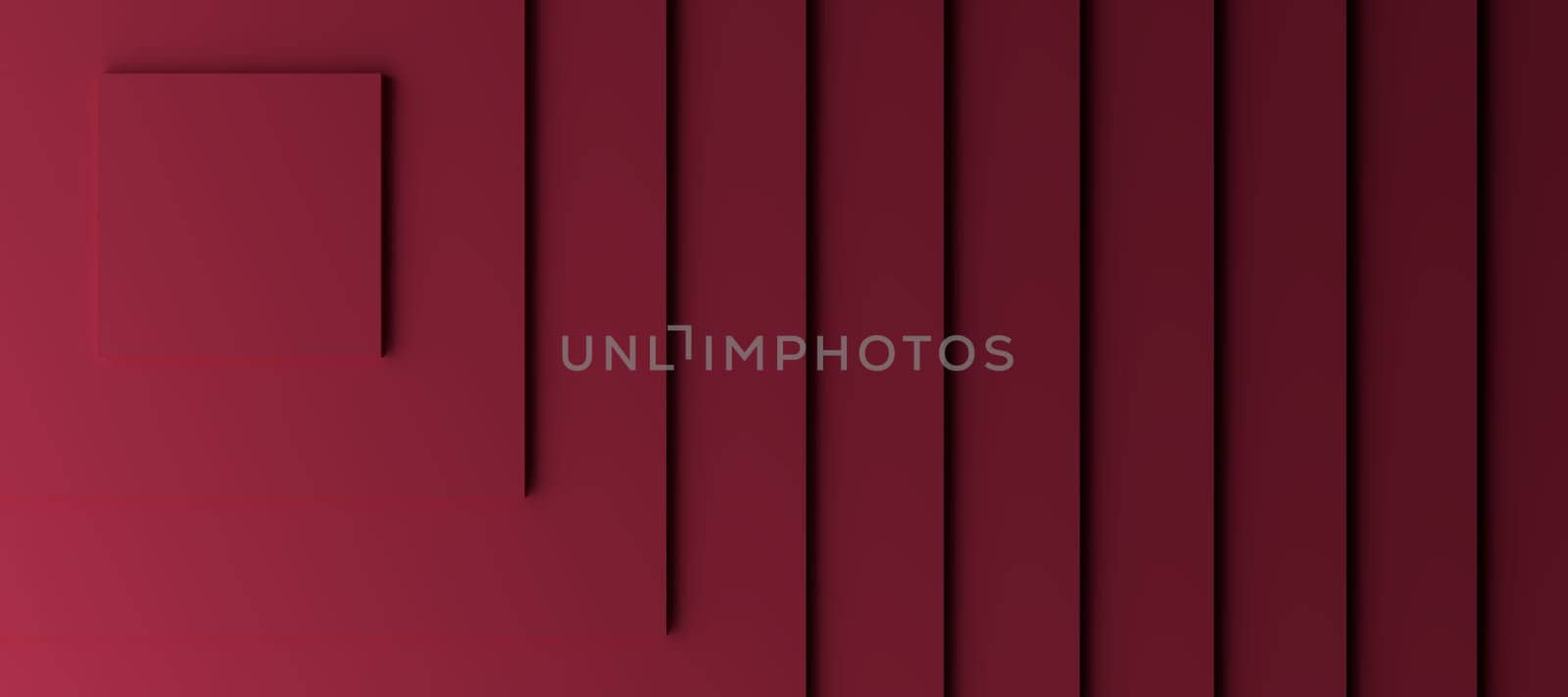 Stylish magenta modern background with three dimensional steps, 3d rendering