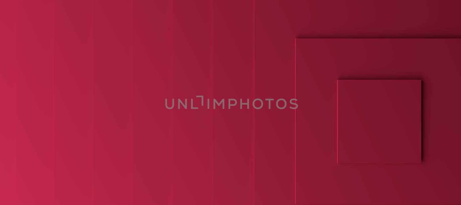 Stylish magenta modern background with three dimensional steps, 3d rendering