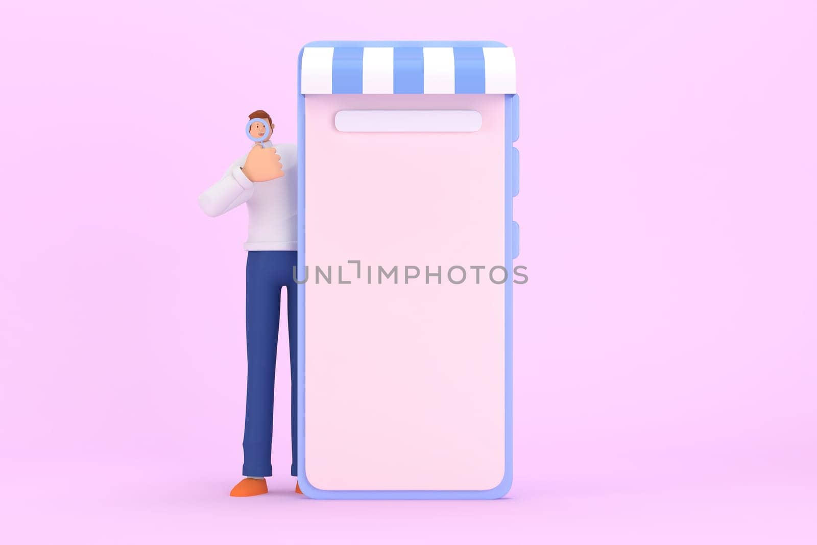 3d character in the festival of Valentine's Day. 3d rendering of graphic resourse.
