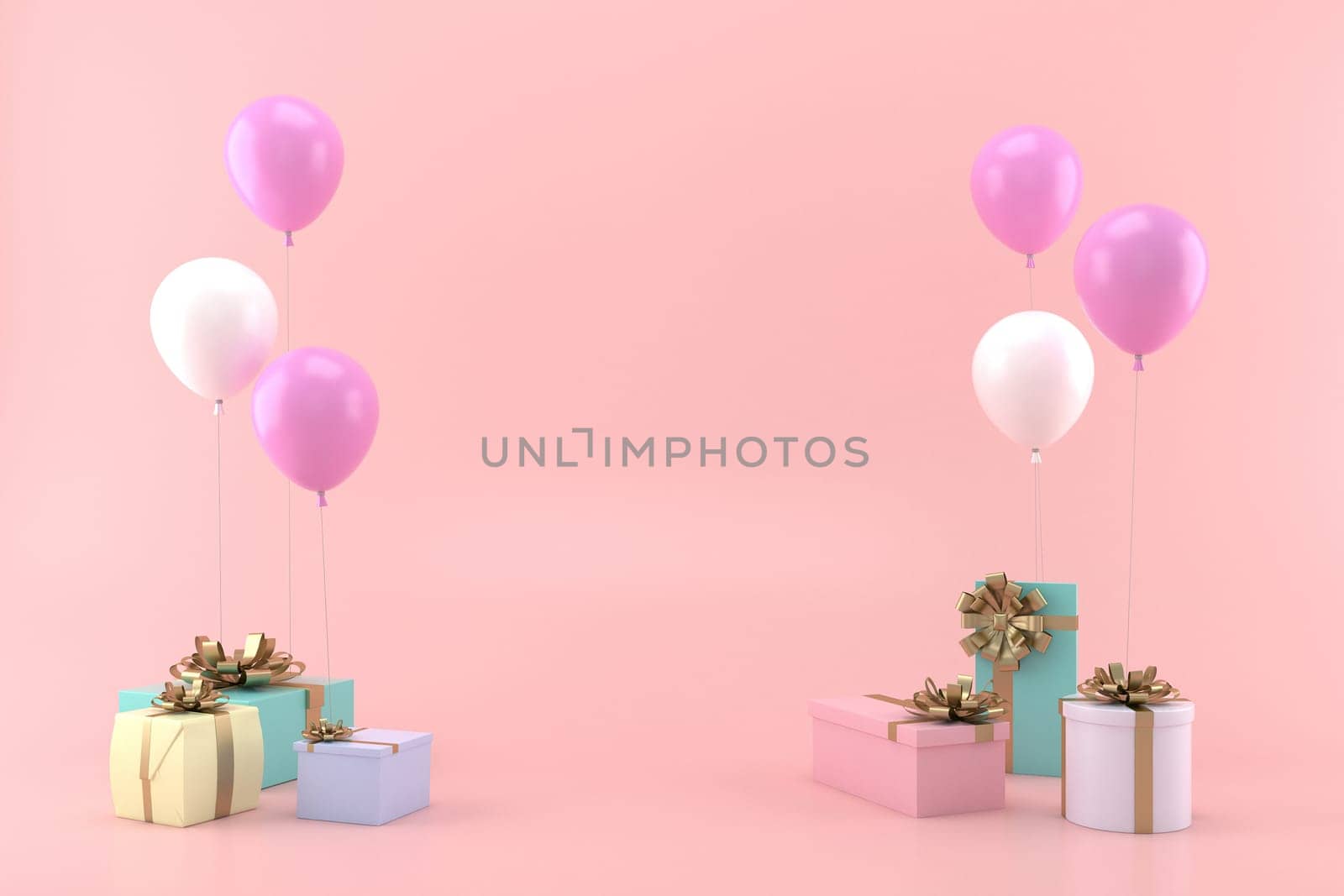 3d illustration for new year holidays and Christmas