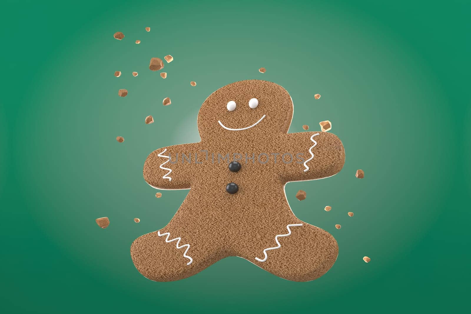 3d illustration for new year holidays and Christmas