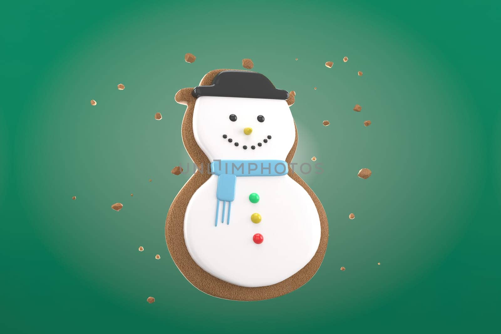 3d illustration for new year holidays and Christmas