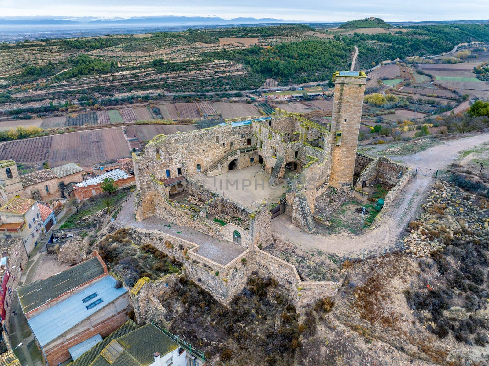Ciutadilla Castle is an old medieval fortress from the 11th century with later Romanesque and Gothic elements, transformed in the 16th century into a Renaissance palace and which survived until 1835. Lleida Spain