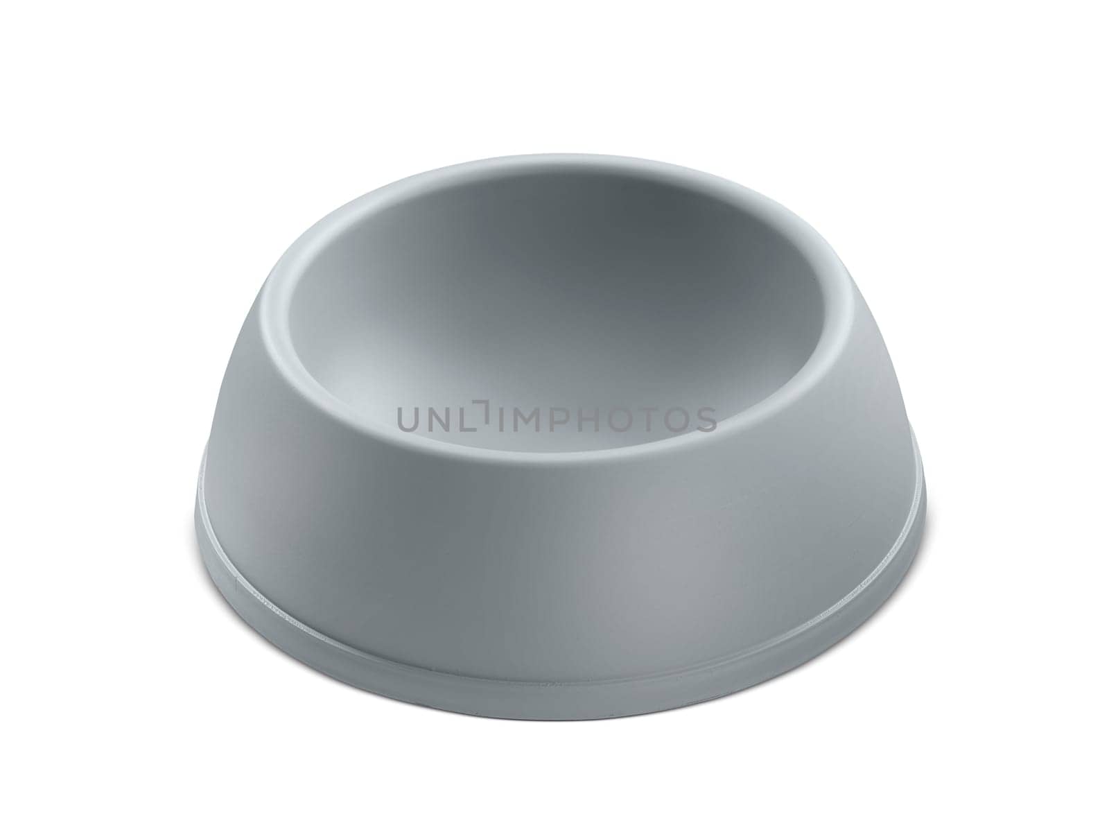 pets bowl isolated on white background