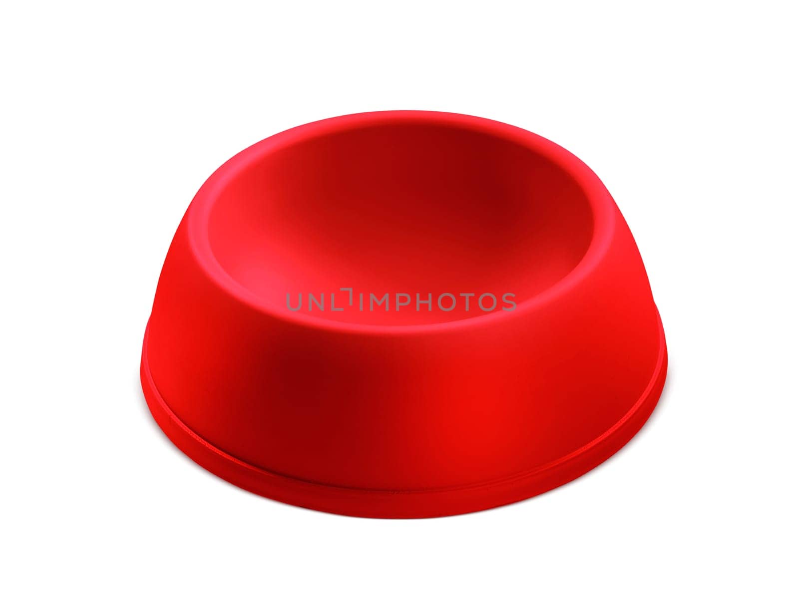 pets bowl isolated on white background
