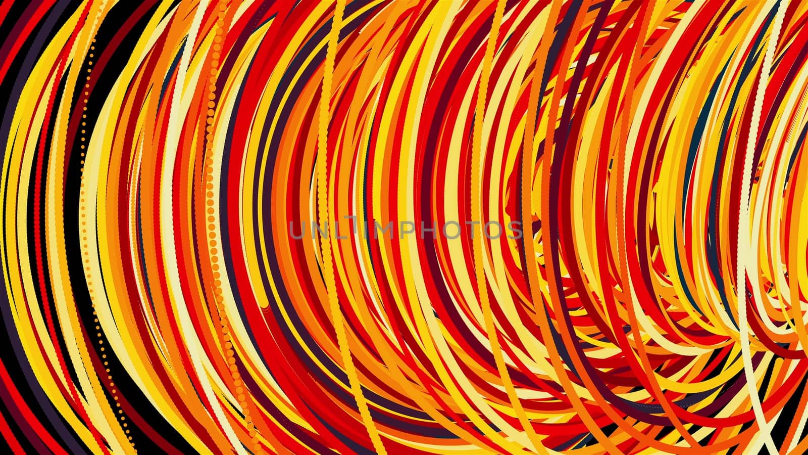 Abstract spiral lines. Computer generated 3d render