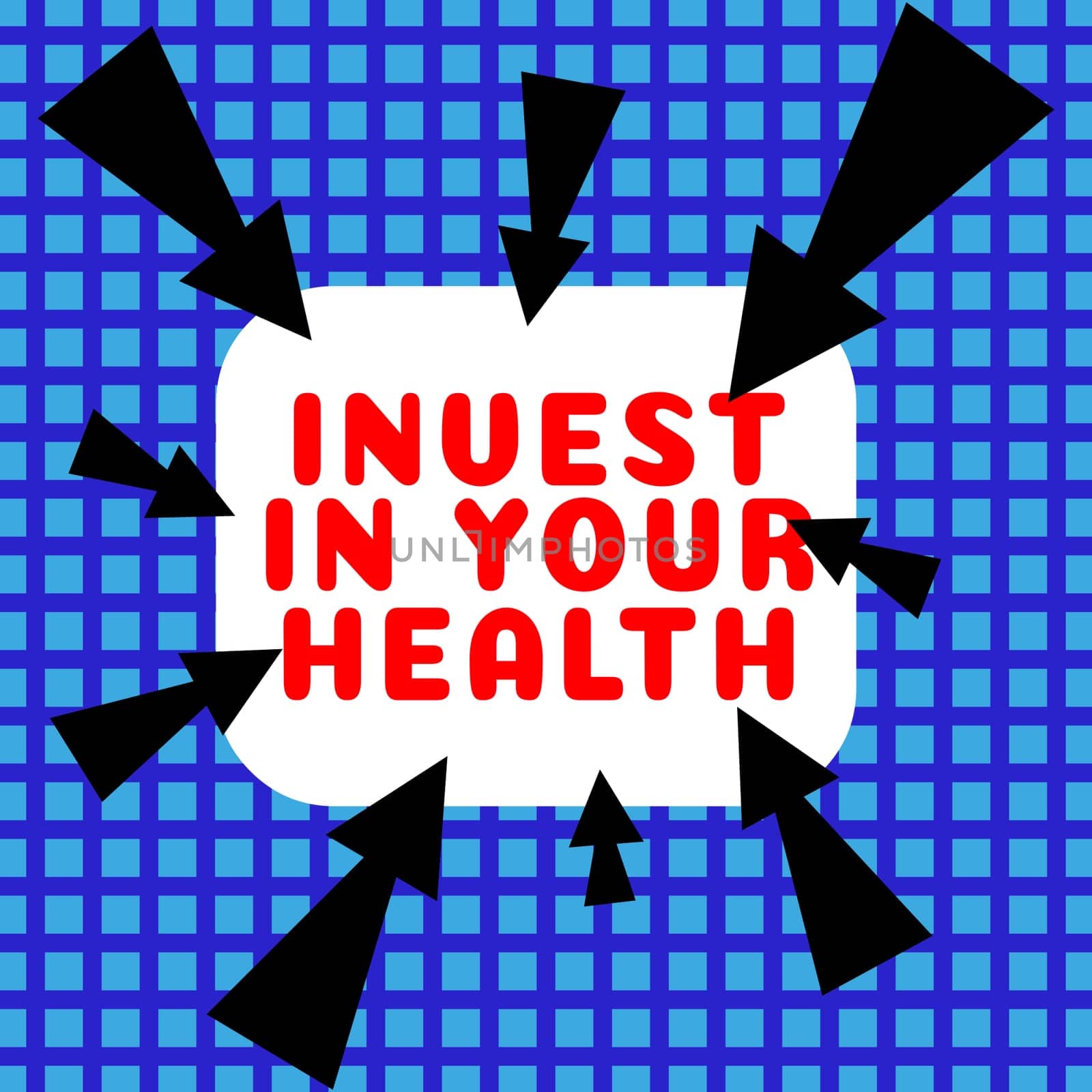 Sign displaying Invest In Your Health, Internet Concept Live a Healthy Lifestyle Quality Food for Wellness
