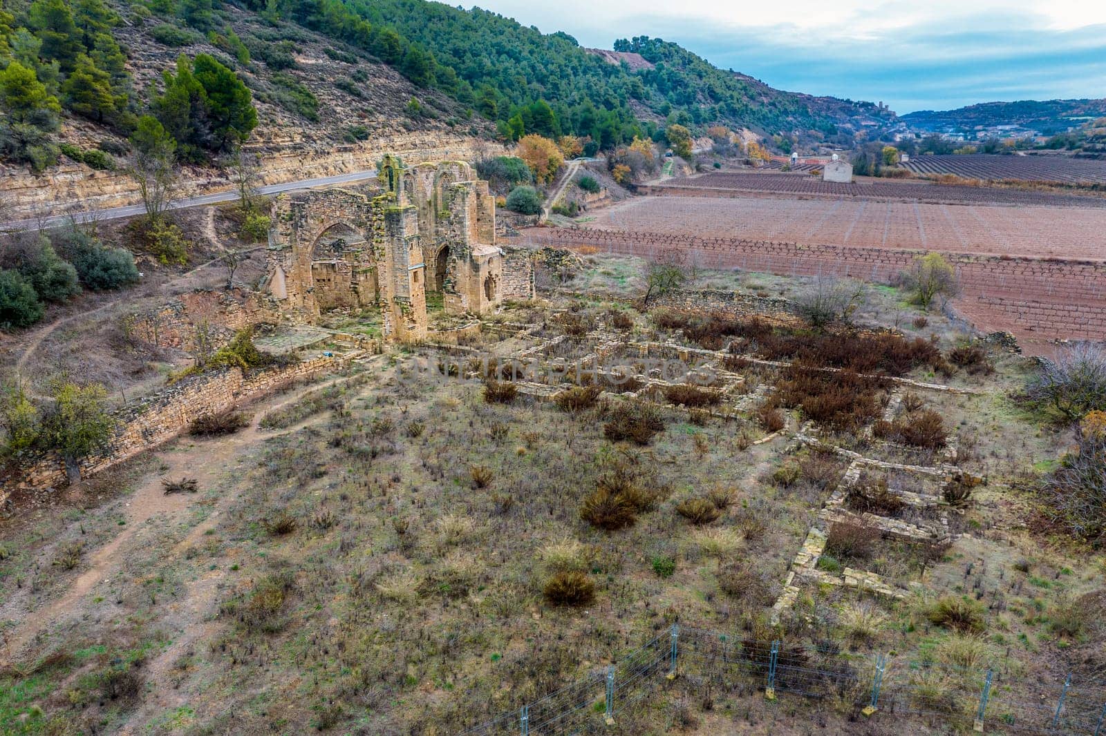 Monastery of Santa Maria de Vallsanta is a former Cistercian female monastery located near the town of Guimera, in the Catalan region of Urgell, Spain.