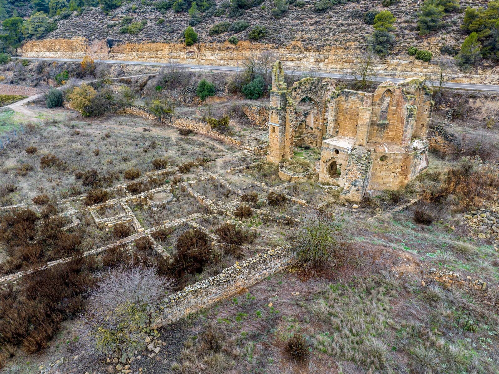 Monastery of Santa Maria de Vallsanta is a former Cistercian female monastery located near the town of Guimera, in the Catalan region of Urgell, Spain.