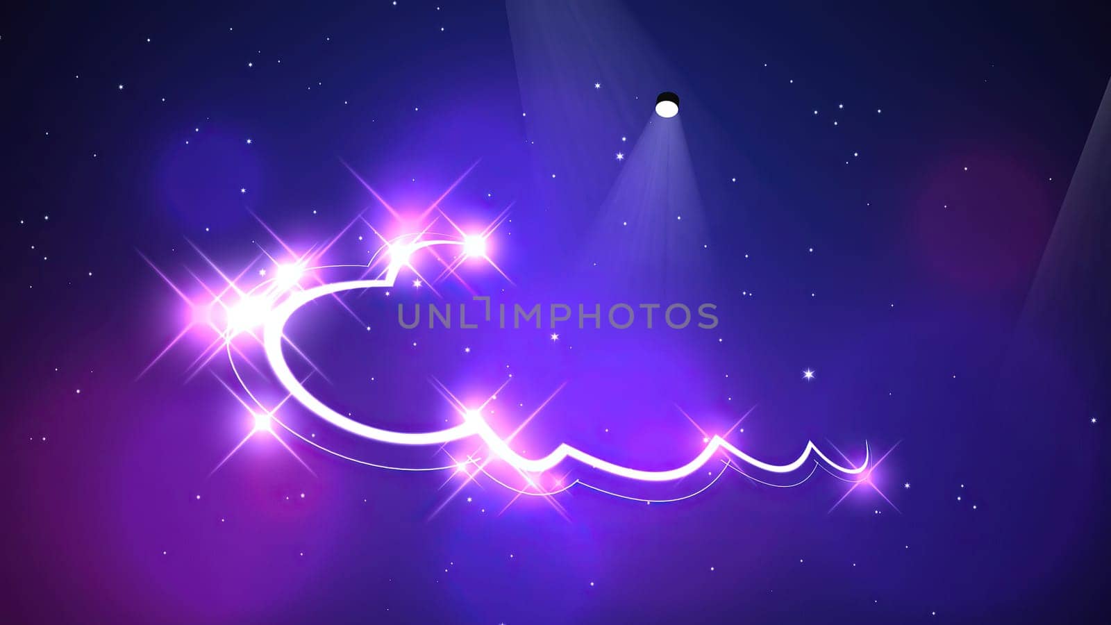 Shining Lights And dust particles Background	,Shining Lights And dust particles Background