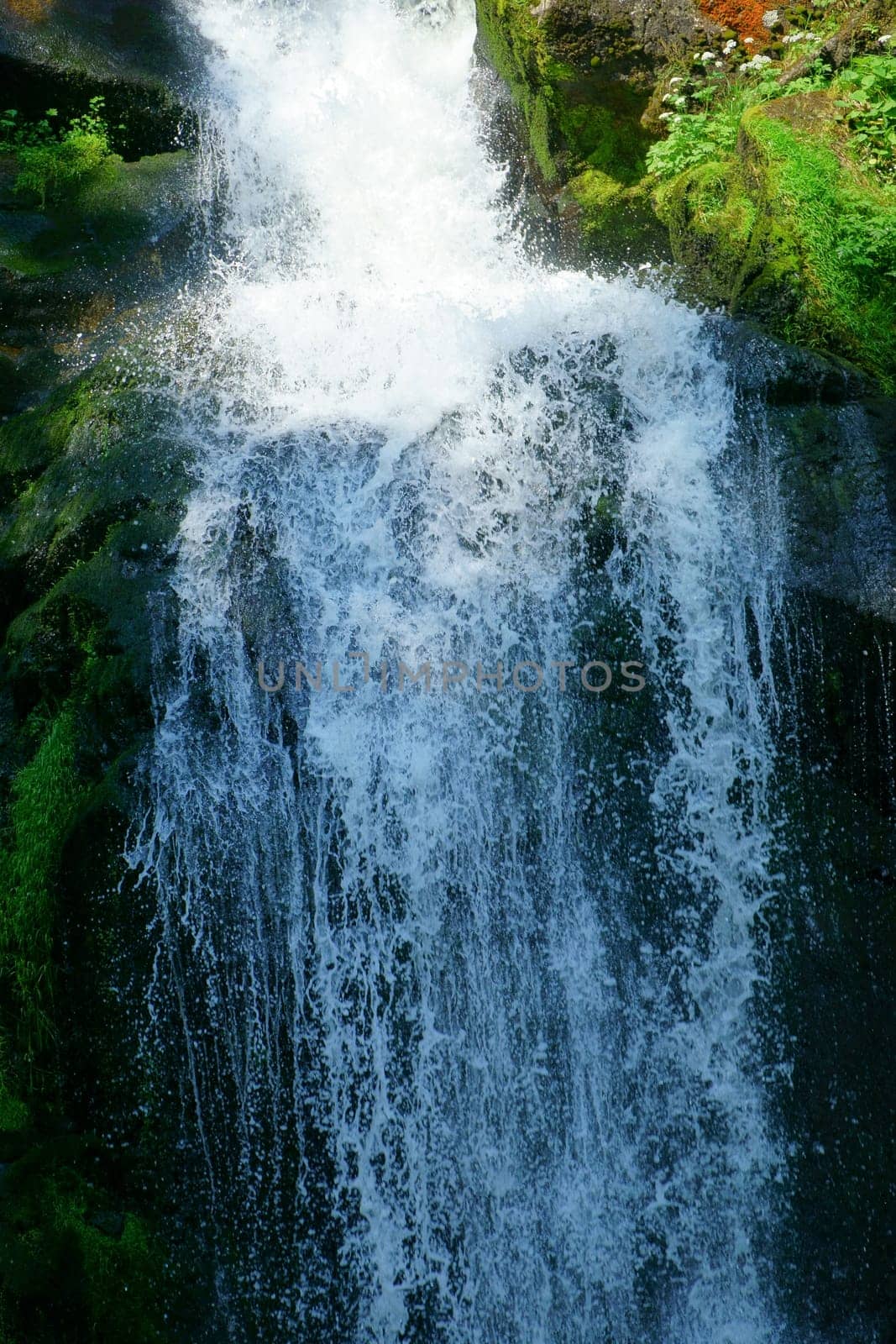 A natural spectacle of a special kind in the Black Forest,the highest waterfalls Germany in Triberg
