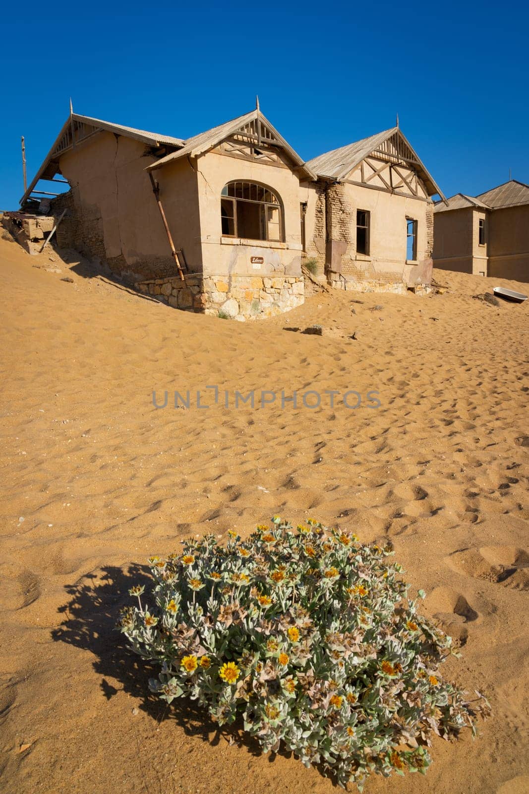 Kolmanskop abandoned ghost town near Luderitz in Namibia, Africa.
