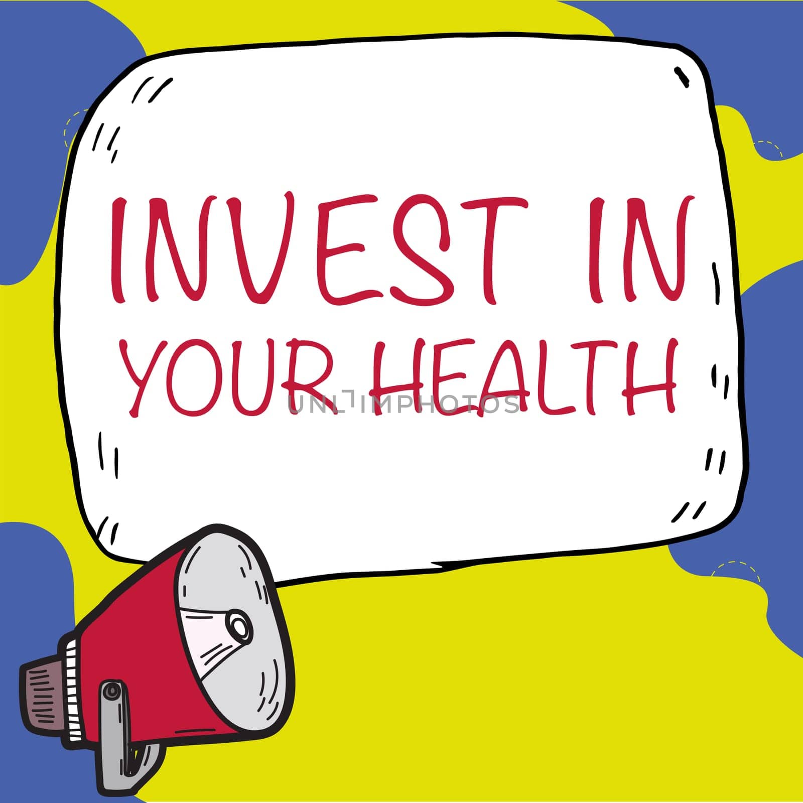 Hand writing sign Invest In Your Health, Business concept Live a Healthy Lifestyle Quality Food for Wellness