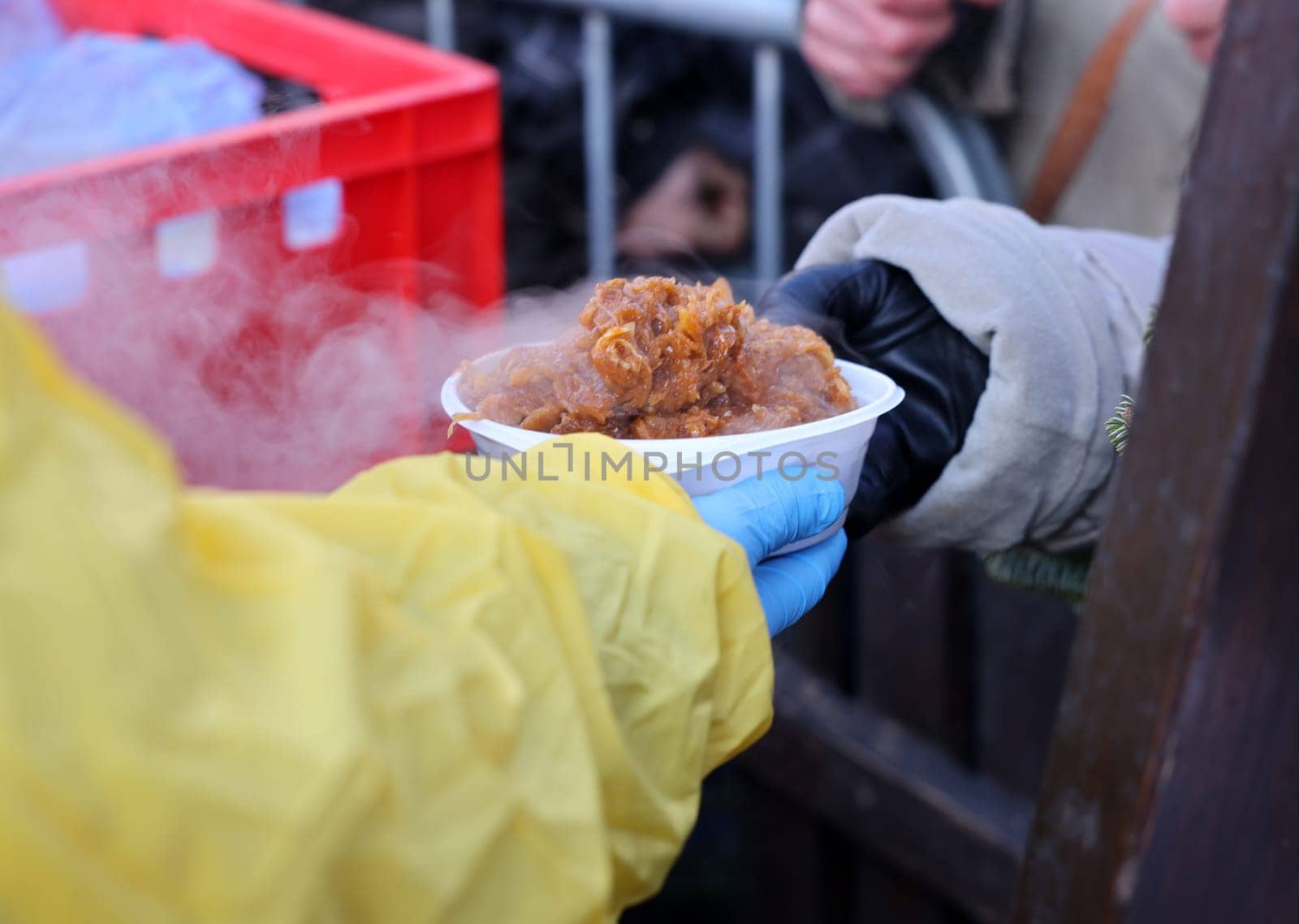 Warm food for the poor and homeless