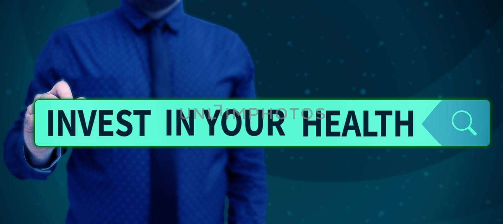 Inspiration showing sign Invest In Your Health, Business idea Live a Healthy Lifestyle Quality Food for Wellness